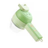 Tocător electric de bucătărie 4 în 1, cu încărcare USB, mașină de tocat usturoi, tăietor de legume, mașină de tocat carne, mașină de tocat carne