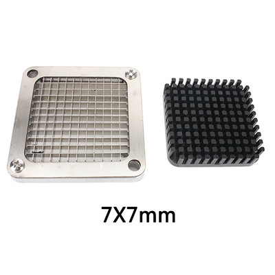 Cutter pentru prăjiți din oțel inoxidabil + 3 lame, Accesorii pentru mașini de prăjire Piese pentru tăietorul de chipsuri Tăiător de chipsuri pentru cartofi prăjiți