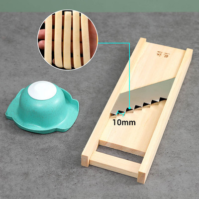 Bulvių kepimo peilis Prancūziškų bulvyčių pjaustyklė Daržovių Įrankiai Nerūdijančio plieno pjaustyklė Vaisių drožlių įtaisas Banguotos salotų pjaustymo priemonės