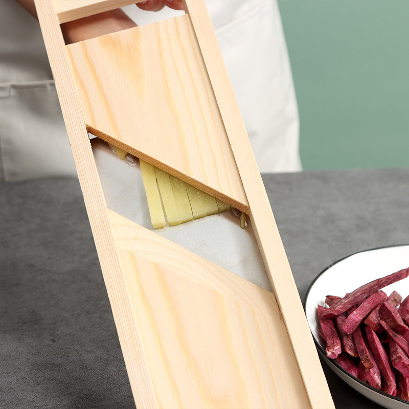 Bulvių kepimo peilis Prancūziškų bulvyčių pjaustyklė Daržovių Įrankiai Nerūdijančio plieno pjaustyklė Vaisių drožlių įtaisas Banguotos salotų pjaustymo priemonės