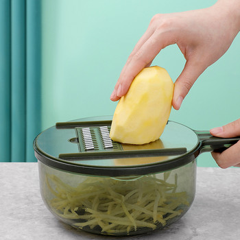 Творческа домакинска ръчна резачка за картофи пържени картофи резачка машина за чипс машина за кубчета кухненска резачка кухненски инструмент