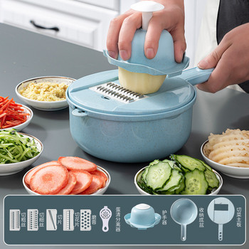 Δημιουργικός οικιακός κόφτης πατάτας με το χέρι Κόφτης τηγανιτών πατατών τεμαχιστής μηχανή τσιπ πατάτας μηχανή κοπής σε κύβους κόφτης κουζίνας εργαλείο κουζίνας