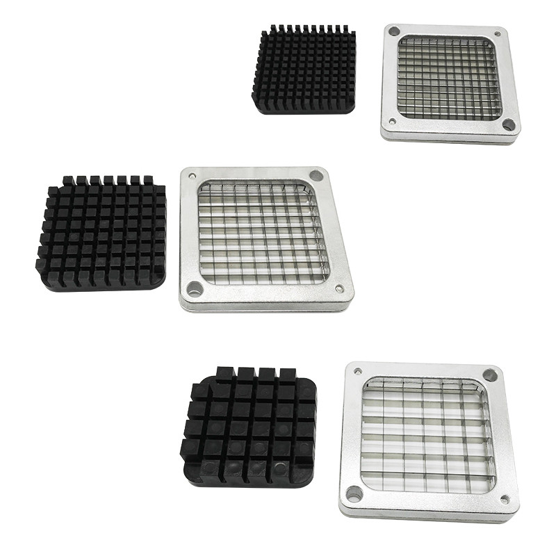 Livrare rapidă Tăiător de chipsuri de cartofi prăjiți din oțel inoxidabil + dimensiunea 3 lame, tăietor de prăjiți, piese de tăiat chipsuri