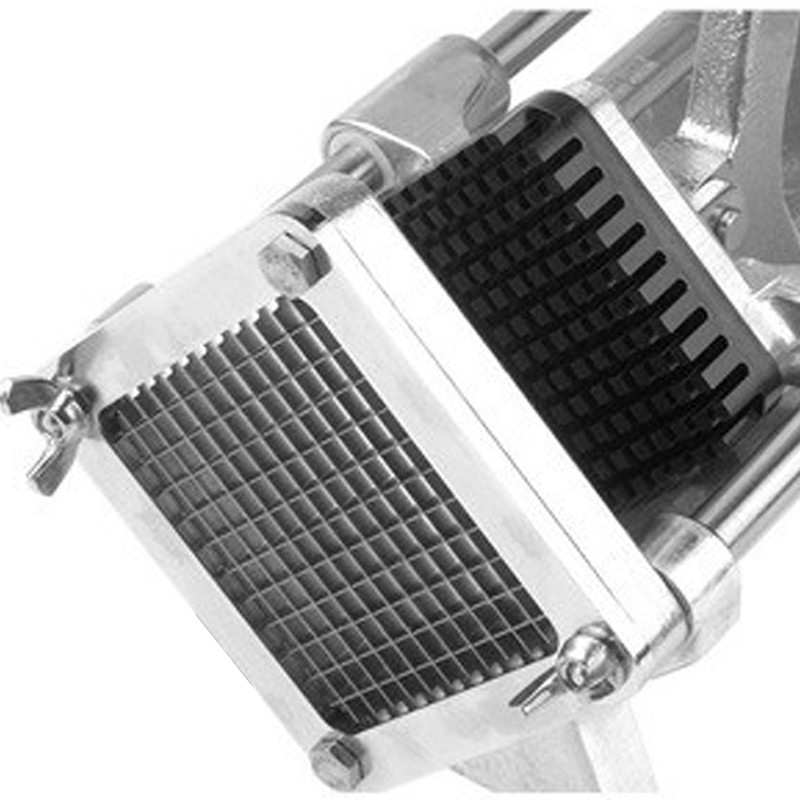 Livrare rapidă Tăiător de chipsuri de cartofi prăjiți din oțel inoxidabil + dimensiunea 3 lame, tăietor de prăjiți, piese de tăiat chipsuri