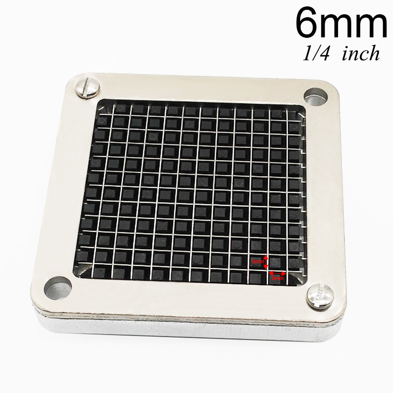 Sjeckalica za pomfrit od nehrđajućeg čelika Kuhinjska sjeckalica za povrće i krumpir Rezač za pomfrit Rezač za pomfrit s 3 oštrice Pa