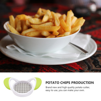 Креативна резачка за картофи от неръждаема стомана, зеленчукова резачка за картофи, устройство за рязане на картофи, устройство за квадратно изрязване на пържени картофи, инструмент за домашна кухня (