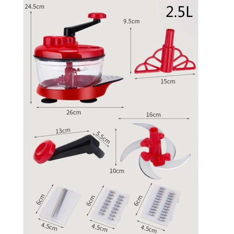 Mėsmalė Rankinė maišyklė Daržovių Vaisių Pjaustyklė Tarka Koldūnų Įdaras Maltų daržovių pjaustymas Virtuvės reikmenys Maisto gaminimas