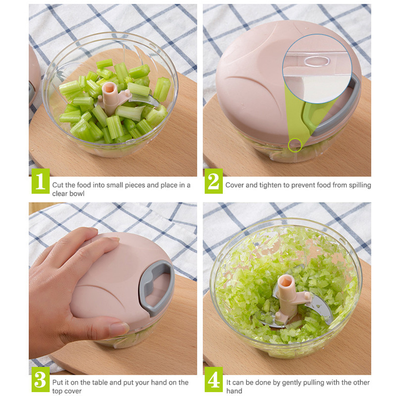 Mosodo česnakų smulkintuvas rankinis mėsmalė smulkintuvas Daržovių pjaustytuvas vaisius rankinis smulkintuvas Virtuvės kombainas Virtuvės priedai Įrankiai