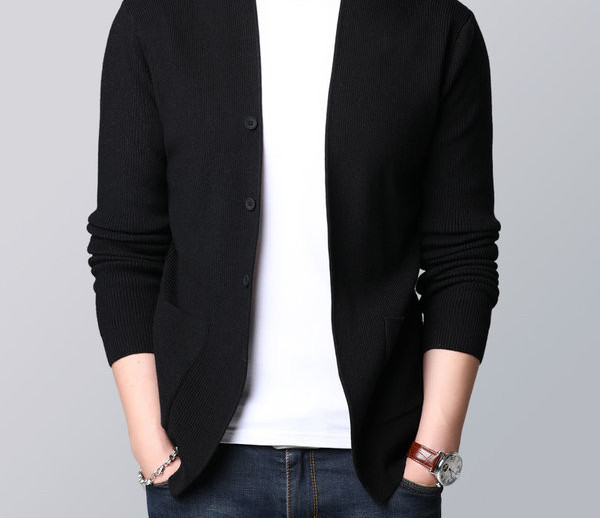 Vestă formală pentru bărbați cu nasturi și buzunar