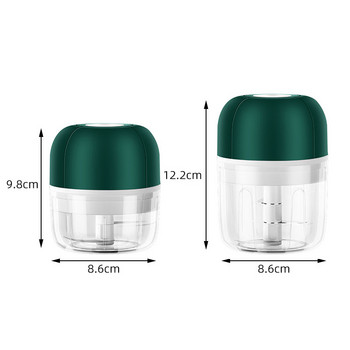 100 ml / 250 ml Mini USB зареждане Безжична кухня Електрически пулверизатор Храна Чесън Пипер Месомелачка Бебешки спомагателен миксер за храна