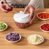 Új stílusú, többfunkciós, nagy sebességű tervezésű zöldség-gyümölcs aprító kézi húsdaráló aprító fokhagyma vágó Cocina szerszámok