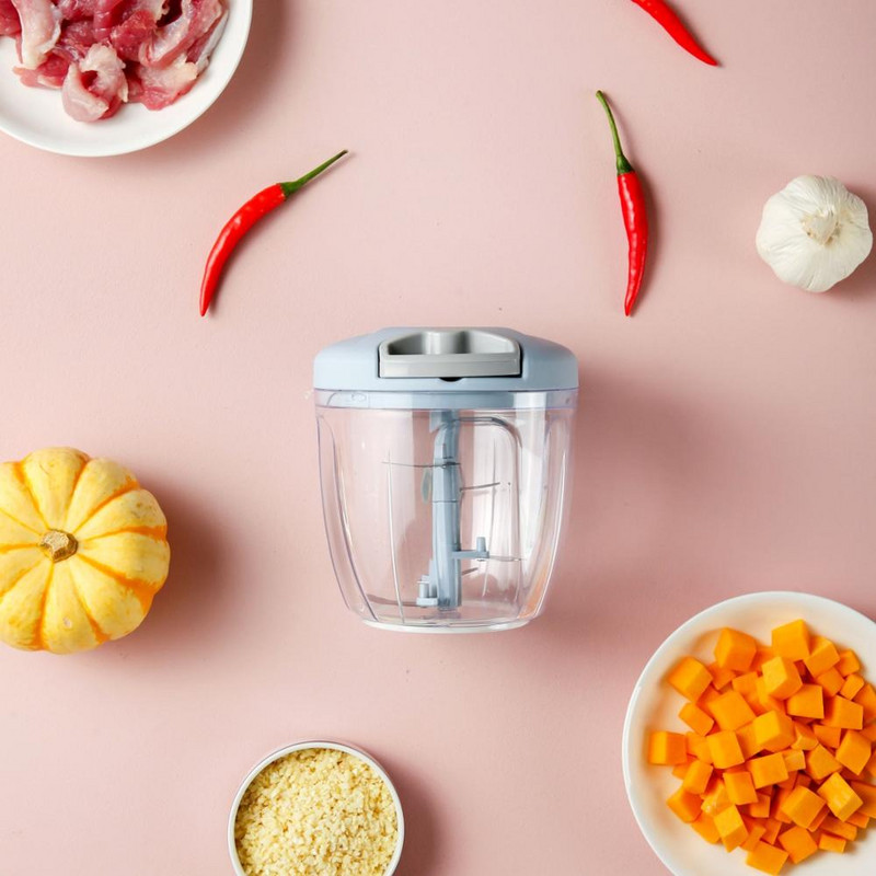 Ručna drobilica za hranu Sjeckalica za povrće Sjeckalica za obradu voća Rezač za obradu češnjaka Mlinac za meso Sjeckalica za voće Kuhinjski alati