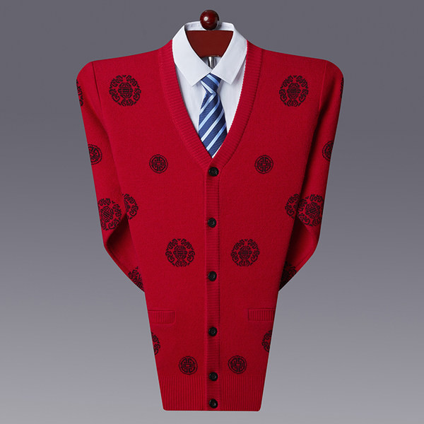 Muški prsluk s vezom i gumbima