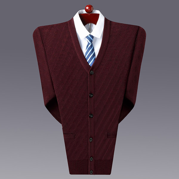 Muški jesenski kardigan čisti model