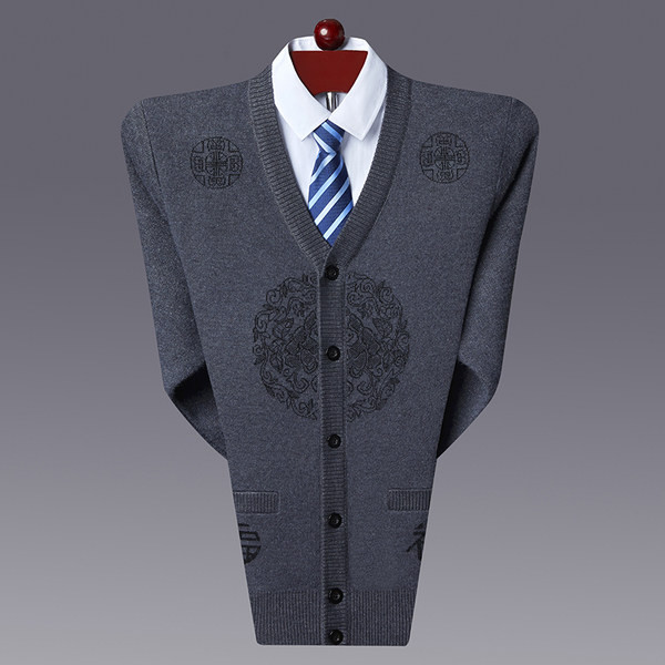 Muški prsluk s vezom i V-izrezom