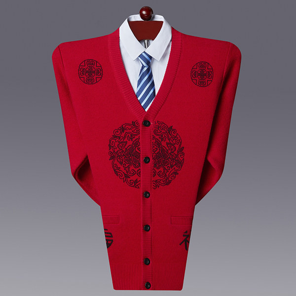 Muški prsluk s vezom i V-izrezom