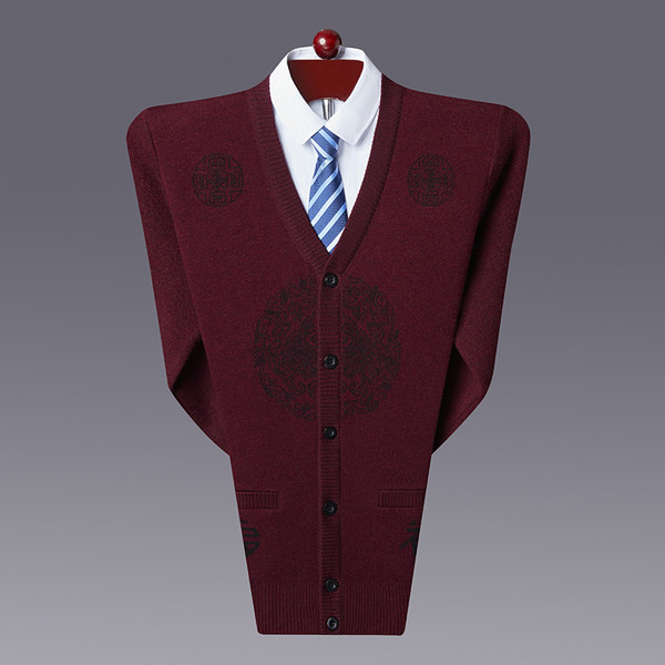 Muški prsluk s vezom i V-izrezom