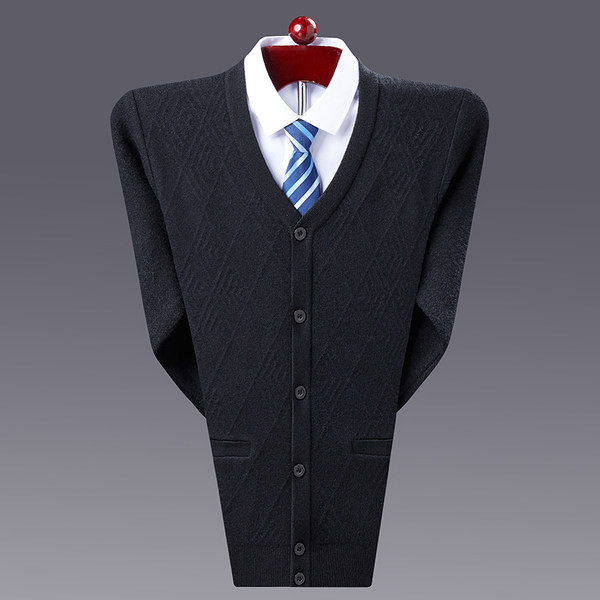 Kelių spalvų laisvalaikio vyriškas megztinis