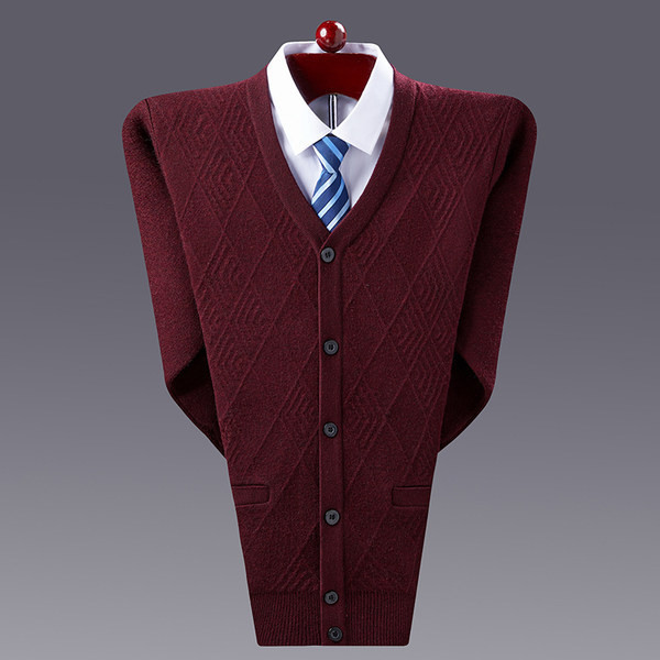 Kelių spalvų laisvalaikio vyriškas megztinis