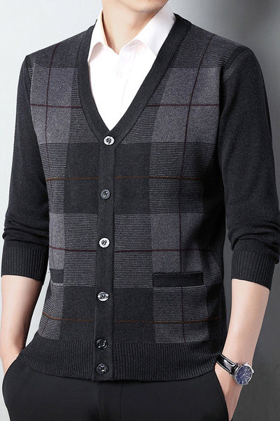 Muški prsluk s džepom i gumbima