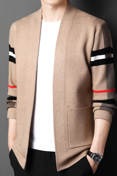 Vestă pentru bărbați fără închidere cu buzunar