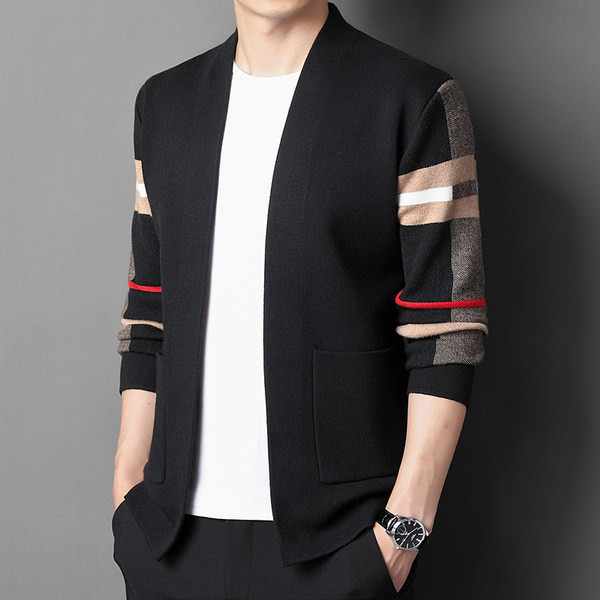 Vestă pentru bărbați fără închidere cu buzunar