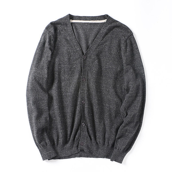 Cardigan casual pentru bărbați, cu decolteu în V