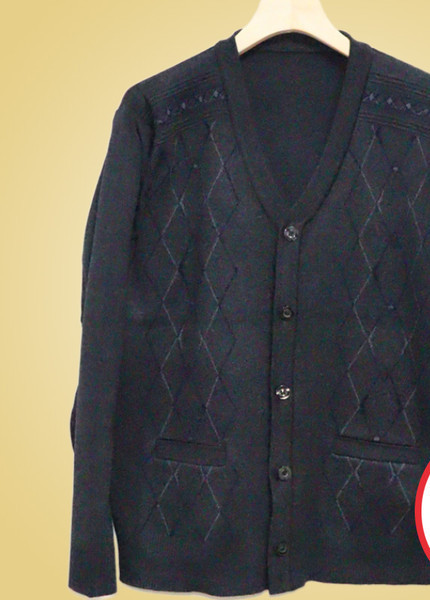 Cardigan casual cu decor