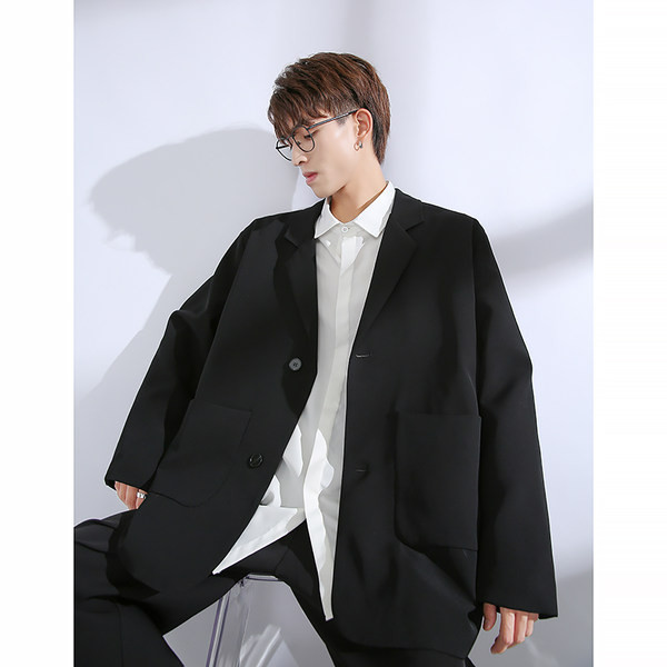 Geaca de toamna pentru barbati cu buzunar si nasture