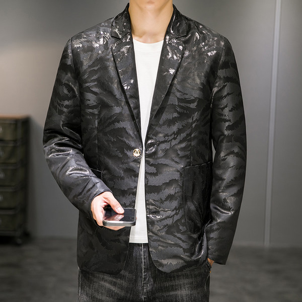 Geaca eleganta pentru barbati cu imprimeu