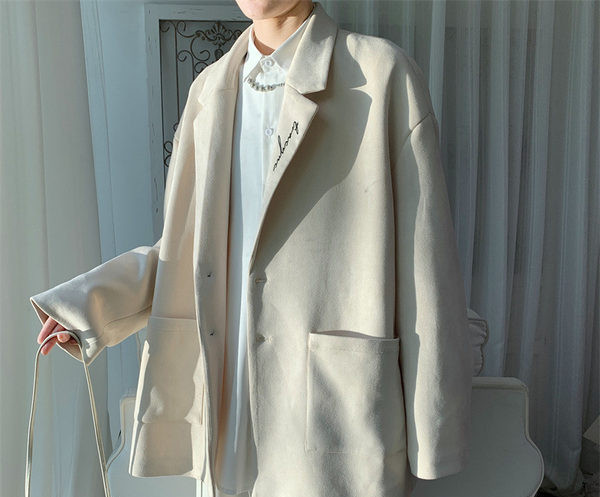 Geaca barbati model larg cu nasturi