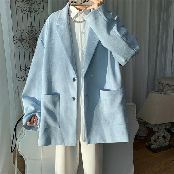 Geaca barbati model larg cu nasturi