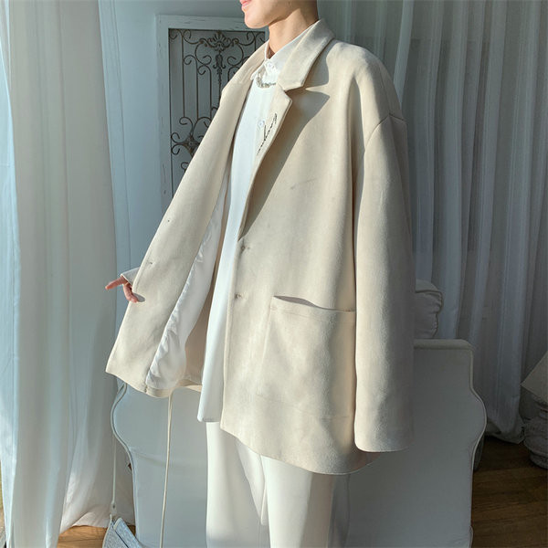 Geaca barbati model larg cu nasturi