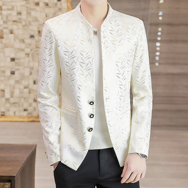 Jachetă elegantă pentru bărbați cu element 3D
