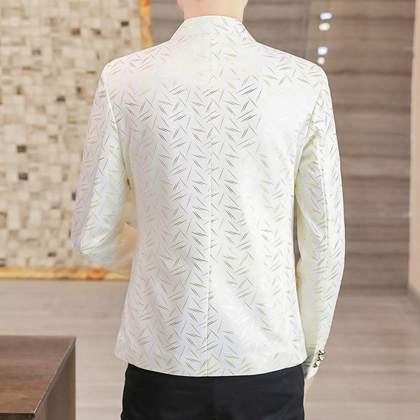 Jachetă elegantă pentru bărbați cu element 3D