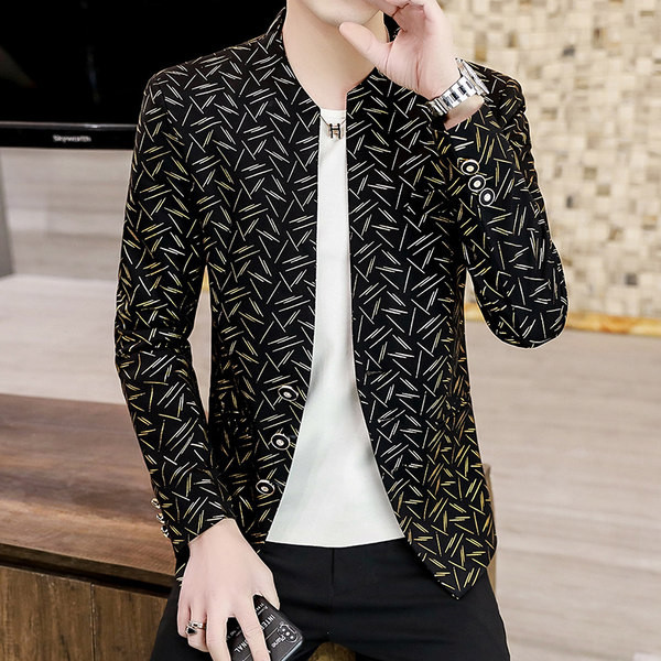 Jachetă elegantă pentru bărbați cu element 3D