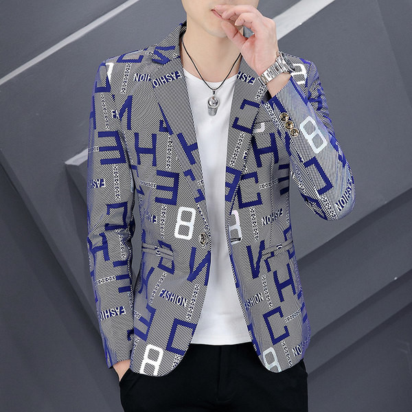 Geaca barbati cu imprimeu si buzunar