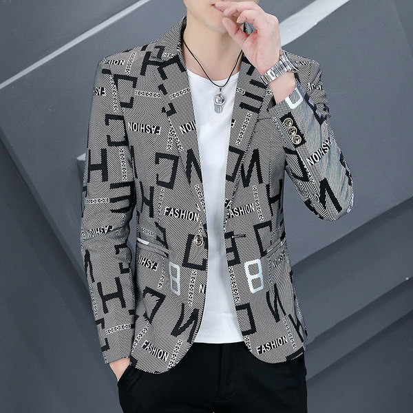 Geaca barbati cu imprimeu si buzunar