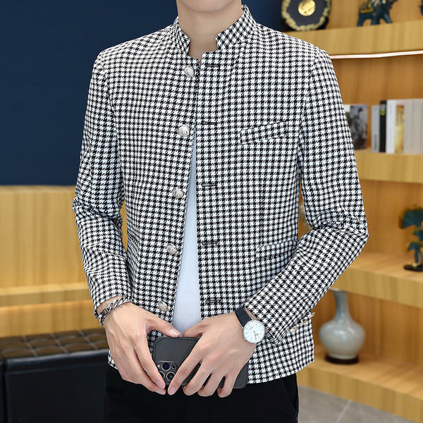 Geaca barbati in carouri model nou