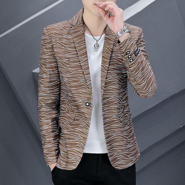 Jachetă la modă pentru bărbați cu nasture
