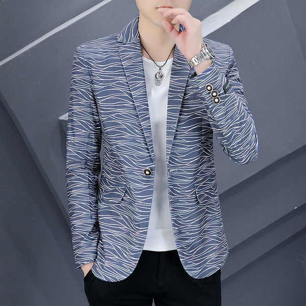 Jachetă la modă pentru bărbați cu nasture