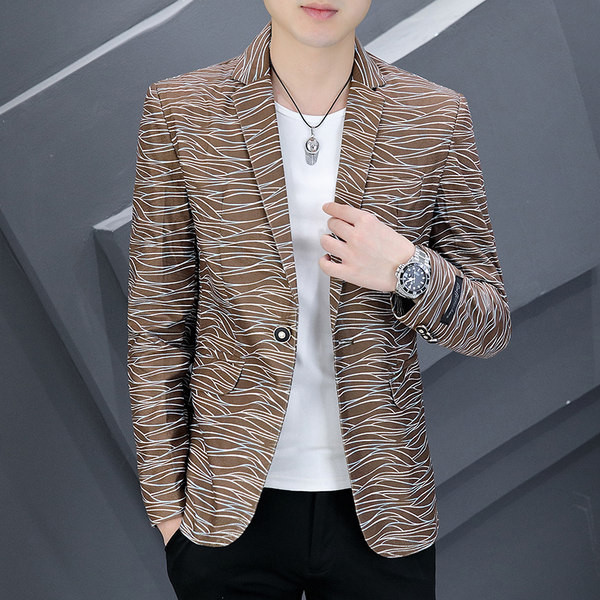 Jachetă la modă pentru bărbați cu nasture
