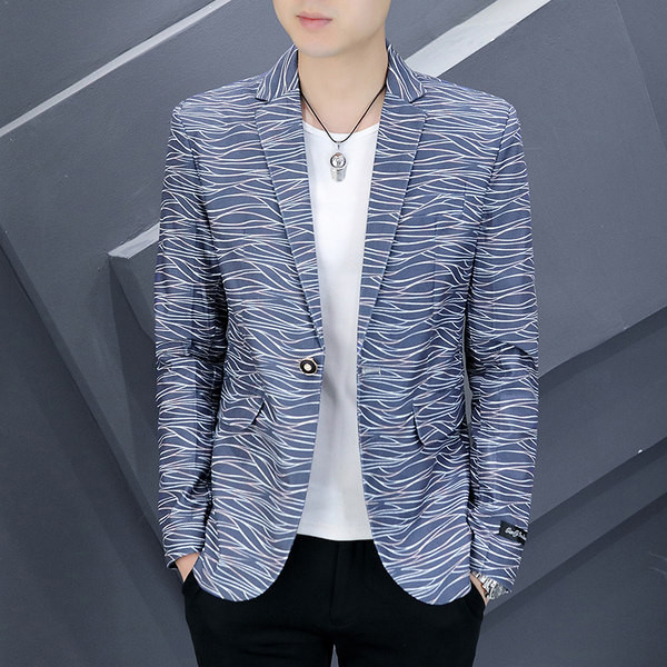 Jachetă la modă pentru bărbați cu nasture