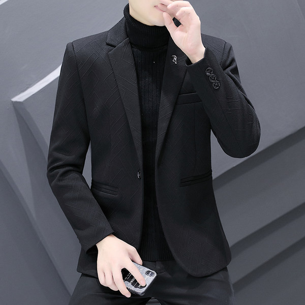 Geaca barbatesta cu nasturi si buzunar