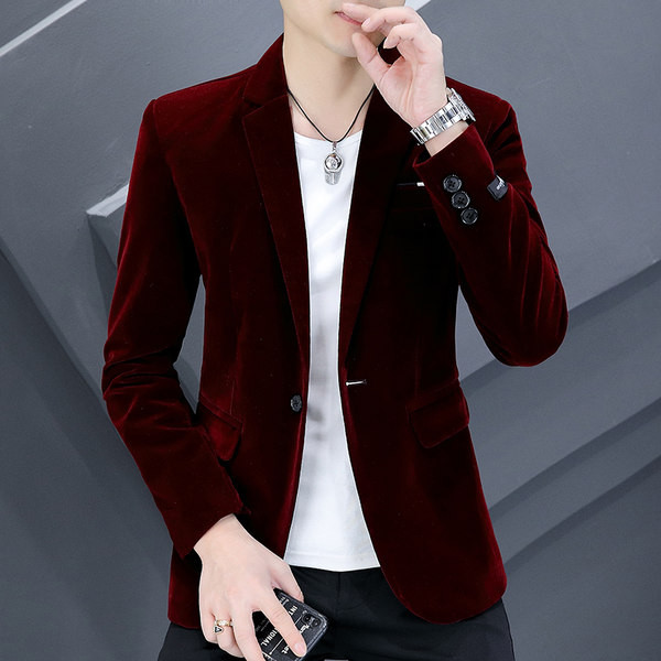 Geaca eleganta de piele intoarsa pentru barbati