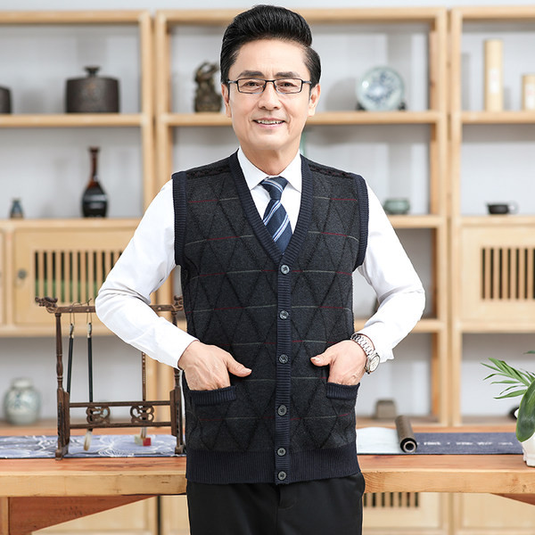 Cardigan solid pentru bărbați cu mânecă scurtă