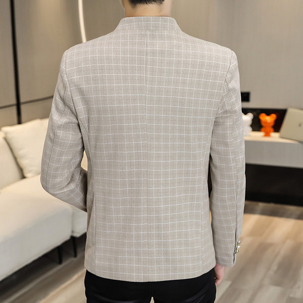 Geacă bărbătească cu decor metalic, model nou