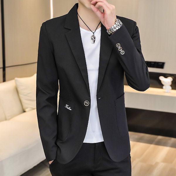 Jachetă pentru bărbați de culoare deschisă și închisă