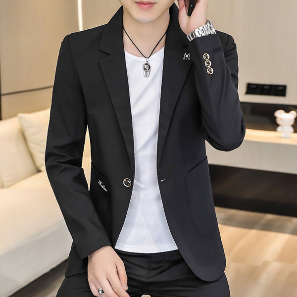 Jachetă pentru bărbați de culoare deschisă și închisă