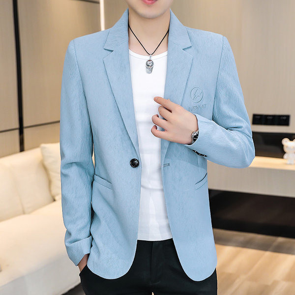 Jachetă casual pentru bărbați cu rever